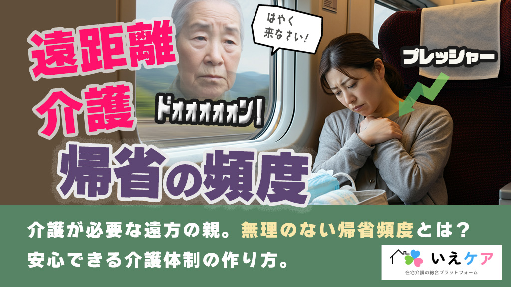 遠距離介護の帰省の頻度、どのくらいが適切？