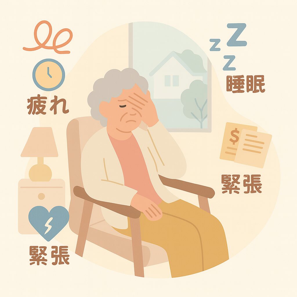 在宅介護のストレス